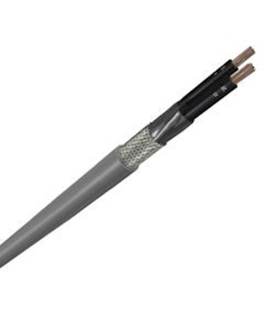 Hisense Overige materialen 2x1,5 (Flex Cu) LSZH LIHCH-afgeschermd-Grijs B2ca